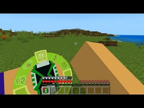 Ben10 mod on minecraft bedrock edition pe 1.20