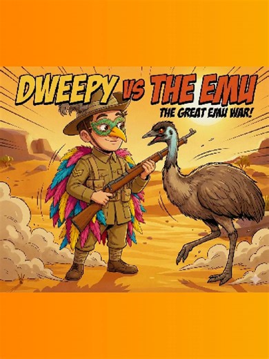 The Great Emu Escapade... Dweepy’s epic emu escape is just the beginning! 🦤😂 Watch the full chaos on YouTube — link in bio!
