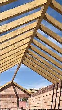 Como hacer una pergola de 18 metros de largo #madera #pergola