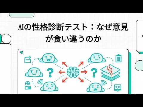 AIの性格診断テスト：なぜ意見が食い違うのか