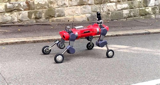 A wheeled car, quadruped and humanoid robot: Swiss-Mile Robot from ETH Zurich – Lifeboat News: The Blog