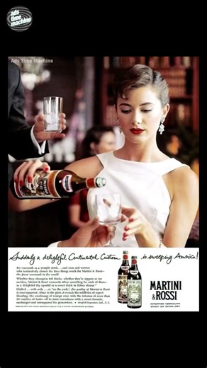 Add Italian Flair 🍸 Vintage Martini Ads That Still Feel Elegant