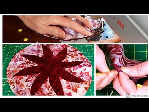 Wie geht: Patchwork Kreise ganz einfach nähen? - kleines rundes Quilt Top Tutorial.