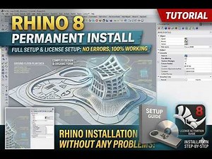 How to Install Rhino 8 (Step-by-Step) || Permanent Installation || Full Setup Guide (No Error)
