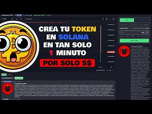 🚀 ¡Crea tu propio token en #Solana en 1 minuto! 💰 Descubre cómo por solo $5 con PUMP.FUN 🤯