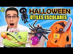 10 ÚTILES ESCOLARES DE HALLOWEEN GENIALES | Curiosidades con Mike