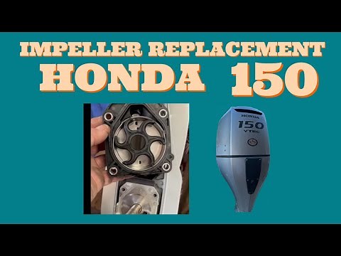 Impeller replacement on Honda 150 outboard water pump ‪@fairplayfishing‬