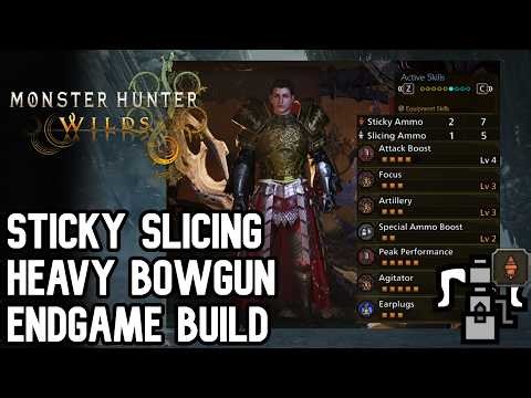 Monster Hunter Wilds | Sticky Slicing Heavy Bowgun Build | モンスターハンターワイルズ