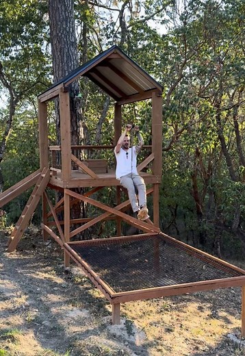 Zip-line Plans Revealed: Big DIY Zip-line Ideas for Playfort