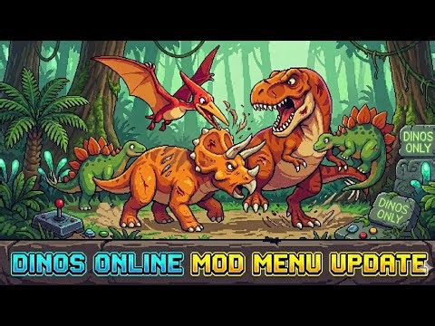 Dino's online - Mod Menu(Update) v9.3.0 (link in description)