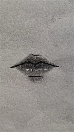 Cute anime girl lips.✨ #shorts #sketch #art #drawing