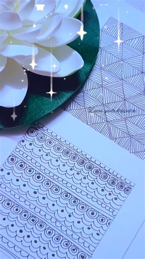 Easy Pattern Drawing for beginners #shorts #shortsviral #art