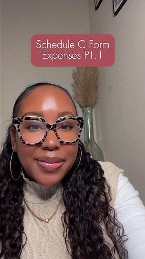 Schedule C Form Expenses Pt.1