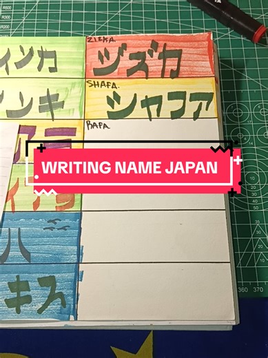Learn Japanese Name Writing: Rafa x Bilqis Art