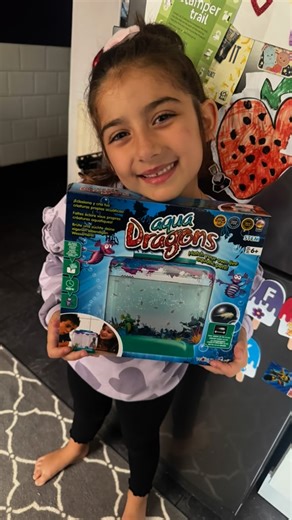 Alison Burns on Instagram: "Aqua Dragons Underwater World Grow Tank 🐉 Aqua Dragons are live aquatic creatures which you can hatch and grow at home. These three eyed, long tailed gracious funny little swimming animals are from the crustacea family. AD|GIFTED: thanks to @brainstormltd & @blogonuk we can already see them moving around, we cant wait to see them fully grown 🐉 #brainstormld #stemtoys #funawayfromscreens #aquadragons #aquadragonschallenge #watchingthemgrow #mumbloggeruk #unboxingvide