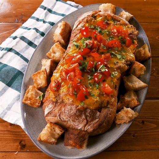 422K views · 1K reactions | Taco Dip Stuffed Bread is the game day...