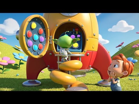Fortnite Baby Alien Floated Away in a Rocket | Kids Songs & Nursery Rhymes