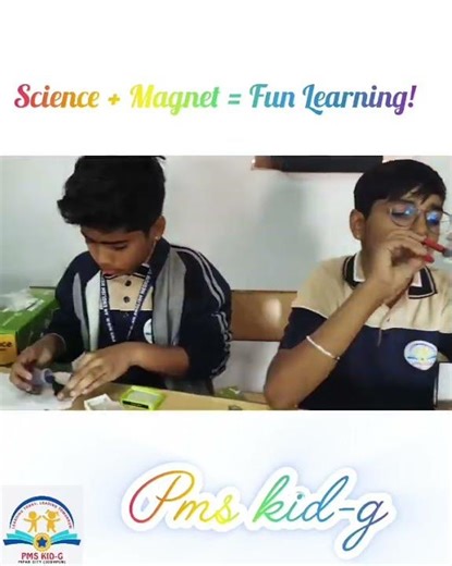 Magnet का Magic 🔥 | Kids Learning Science Fun Way | PMS KID-G #PMSKIDG #FunLearning #KidsScience