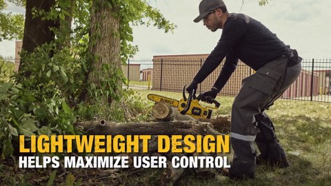 DEWALT 20V MAX 12in. Cordless Battery Powered Chainsaw Kit with (1) 5 Ah Battery and Charger DCCS621P1