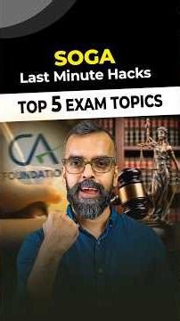 SOGA Important Topics | Sale of Goods Act Most Scoring Questions for CA Foundation #saleofgoodsact
