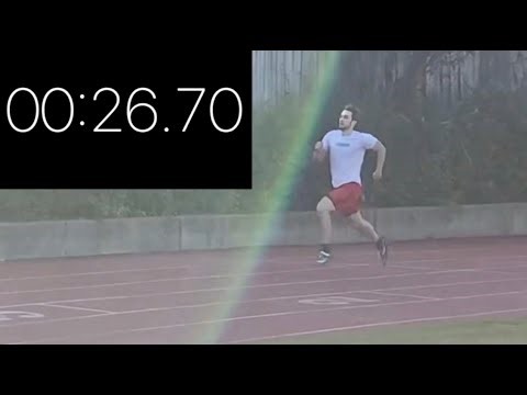 How to RUN 200 meters in UNDER 30 seconds
