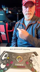 Moza wheel on Fanatec wheelbase!🏁😎￼