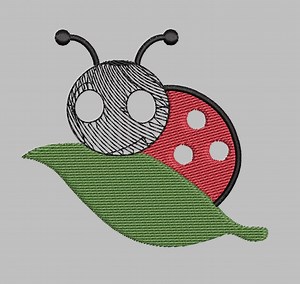 Ladybug Embroidery Design, Lady Bug Machine Embroidery Pattern, Instant Download, Machine Embroidery File - Etsy