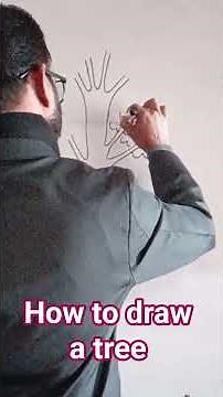 How to draw a tree easily step by step. #howto #draw #tree #tutorial #easy #learn #art #drawing