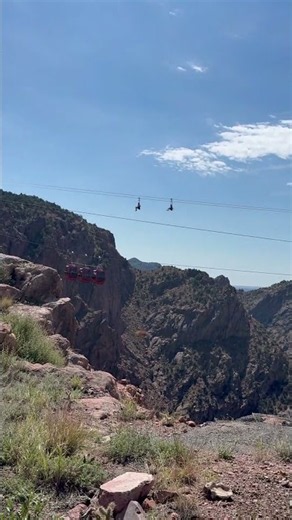 ZIP line over the 1000 feet at Colorado spring #colorado #travel #zipline #adventure