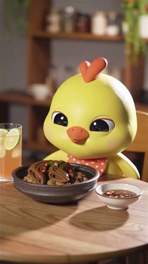 Chicken mukbang, pig ear stew with beans