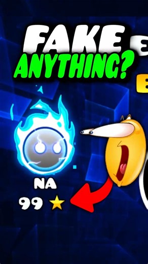You can fake anything in geometry dash?! #geometrydash