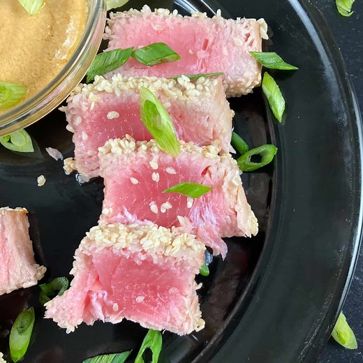 Air Fryer Tuna Steak: Frozen or Fresh Ahi Tuna Steaks Air Fryer Recipe