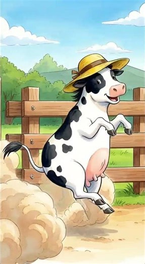 Barnyard Boogie! 🐮🕺 Fun Farm Dance Song for Kids #Shorts