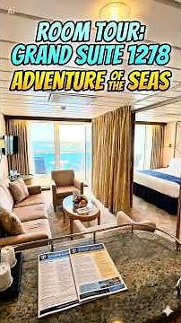 Grand Suite 1278 Room Tour: Adventure of the Seas! #cruisevlog #adventureoftheseas #roomtour
