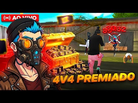 4X4 AO VIVO ❤️ 4x4/6x6 COM INSCRITOS ❤️ FREE FIRE AO VIVO ❤️