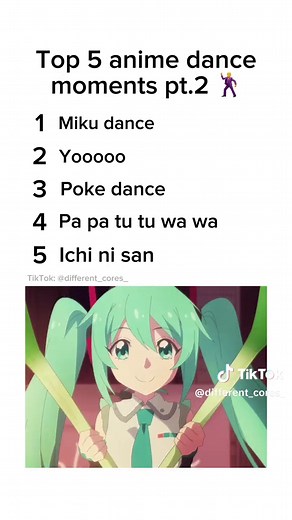 Top 5 Iconic Anime Dance Moments You Must See