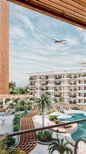 Rajat Arora Visualizations | Architect and 3D Visualizer on Instagram: "Presenting Paga Hill Development, a flagship multi-use masterplan visualized for Paga Geniua and designed by @thefourthwall.design. This development blends contemporary tropical architecture with a resort-inspired environment, creating a destination that feels both expansive and human-centric. The design integrates lush landscaping, fluid pedestrian pathways, and a central leisure courtyard anchored by an organically shaped