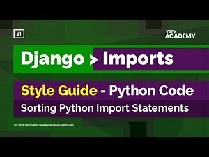 Django Python Import Style Conventions