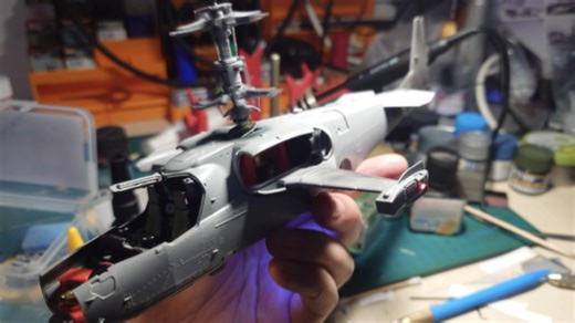 红星 卡52 静改动共轴反桨与灯光测试