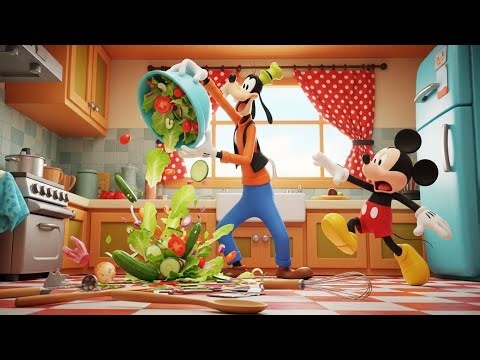 🧁😂 Mickey Mouse Cooking Challenge with Goofy | Kids Cartoon Fun