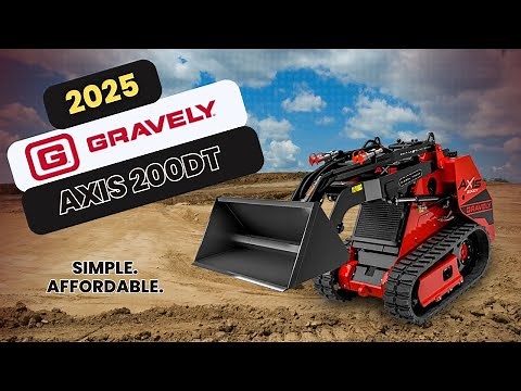 Best Value Mini Skid-Steer / Compact Utility Loader // Gravely AXIS 200DT
