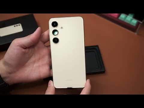 Samsung Galaxy S24 Amber Yellow unboxing
