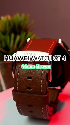Enhance your look with HUAWEI Watch GT 4 46mm in Brown Leather! Get yours now. #HUAWEI #HUAWEIPH #HUAWEILive #FashionForward #HUAWEIWATCHGT4