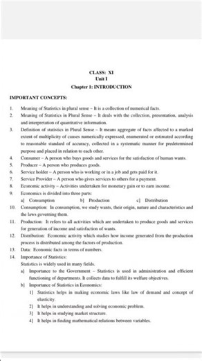 ICSE CLASS -11 ECONOMIC NOTE CHAPTER -1 [INTRODUCTION]