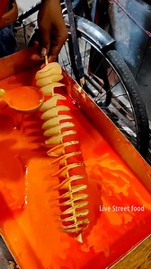 Making Of Tornado Stick | Potato Spiral | Live Street Food