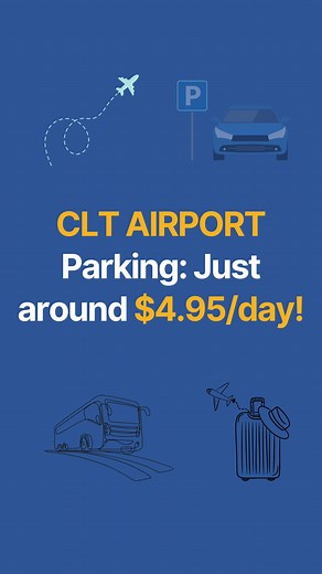 ✈️ Flying from Charlotte Douglas (CLT)? Airport parking costs up to $20/day — that’s $140/week 😩 With OneStopParking, you’ll pay just $4.95/day — only $34.65 for 7 days. That’s a 75% savings 💥 ✅ Baymont Inn – 1 mile away ✅ Free on-demand shuttle ✅ Secure & easy online booking 🎁 New user? Get $10 OFF — link in bio! 📲 Follow @onestopparking for smarter travel tips 👇 Tag a frequent flyer who needs to see this! | onestopparking.com