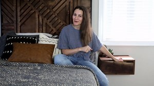 DIY Floating Nightstands With Storage Drawer