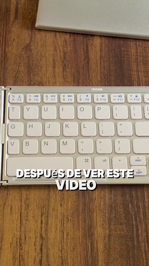 Teclado Bluetooth Plegable para Trabajar en Móviles y PC