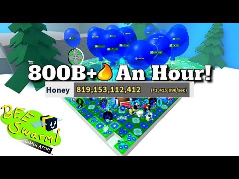 {800B+ Honey An Hour!} Best *Blue Hive* Macro Guide! - Bee Swarm Simulator