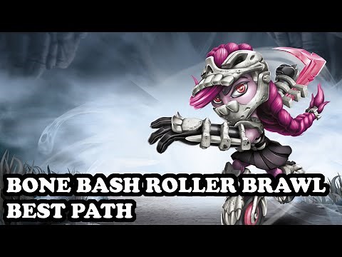 Skylanders Superchargers - Bone Bash Roller Brawl - Brawler Derby Path - BEST PATH - GAMEPLAY